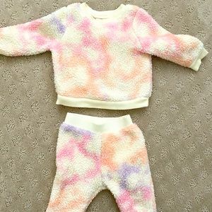 Tie Dye Sherpa Set 6-9 months